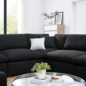 Commix 8-Piece Down Filled Overstuffed Boucle Fabric Sectional Sofa by Modway