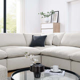 Commix 8-Piece Down Filled Overstuffed Boucle Fabric Sectional Sofa by Modway