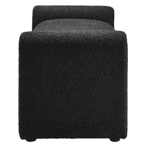 Waverly Boucle Fabric Bench by Modway