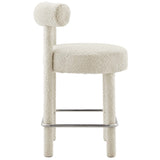 Toulouse Boucle Fabric Counter Stool by Modway