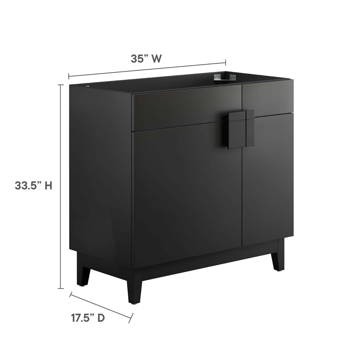 Miles 36" Bathroom Vanity Cabinet by Modway