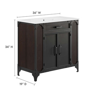 Steamforge 36" Bathroom Vanity by Modway