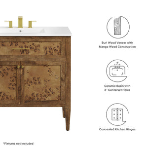 Elysian 36" Wood Bathroom Vanity by Modway