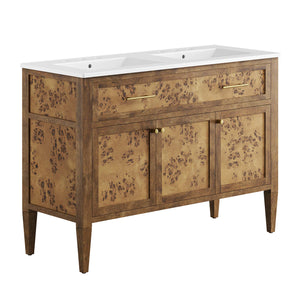Elysian 48" Wood Double Sink Bathroom Vanity by Modway
