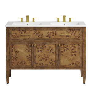 Elysian 48" Wood Double Sink Bathroom Vanity by Modway