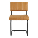 Parity Vegan Leather Dining Side Chairs Set of 2 by Modway