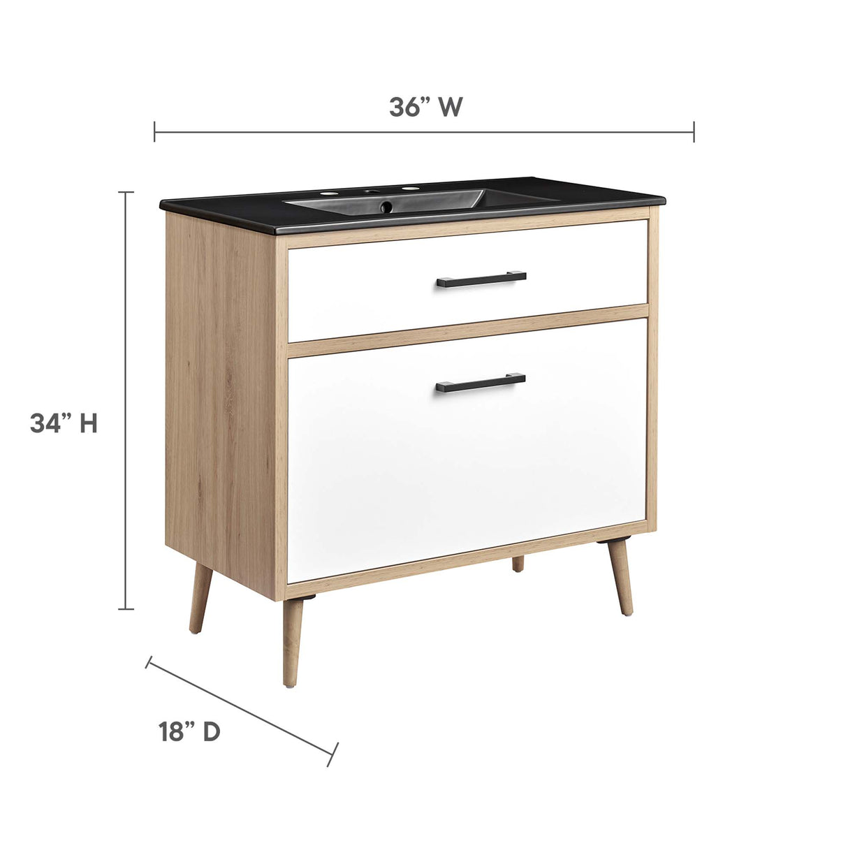 Maverick 36" Bathroom Vanity by Modway