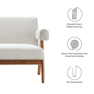 Lyra Boucle Fabric Loveseat by Modway