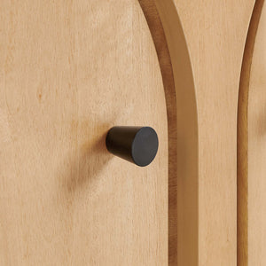 Appia 2-Door Arched Door Storage Cabinet by Modway