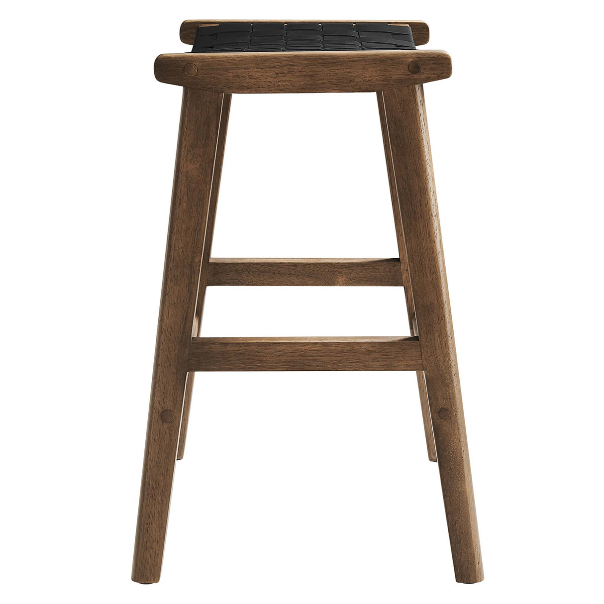 Saoirse Faux Leather Wood Counter Stool Set of 2 by Modway