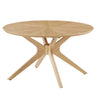 Crossroads Round Wood Coffee Table by Modway