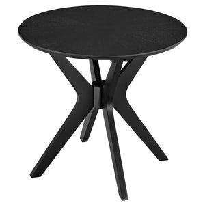 Crossroads 24-Inch Round Wood Side Table by Modway