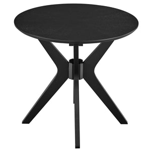Crossroads 24-Inch Round Wood Side Table by Modway