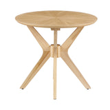 Crossroads 24-Inch Round Wood Side Table by Modway