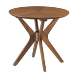 Crossroads 24-Inch Round Wood Side Table by Modway