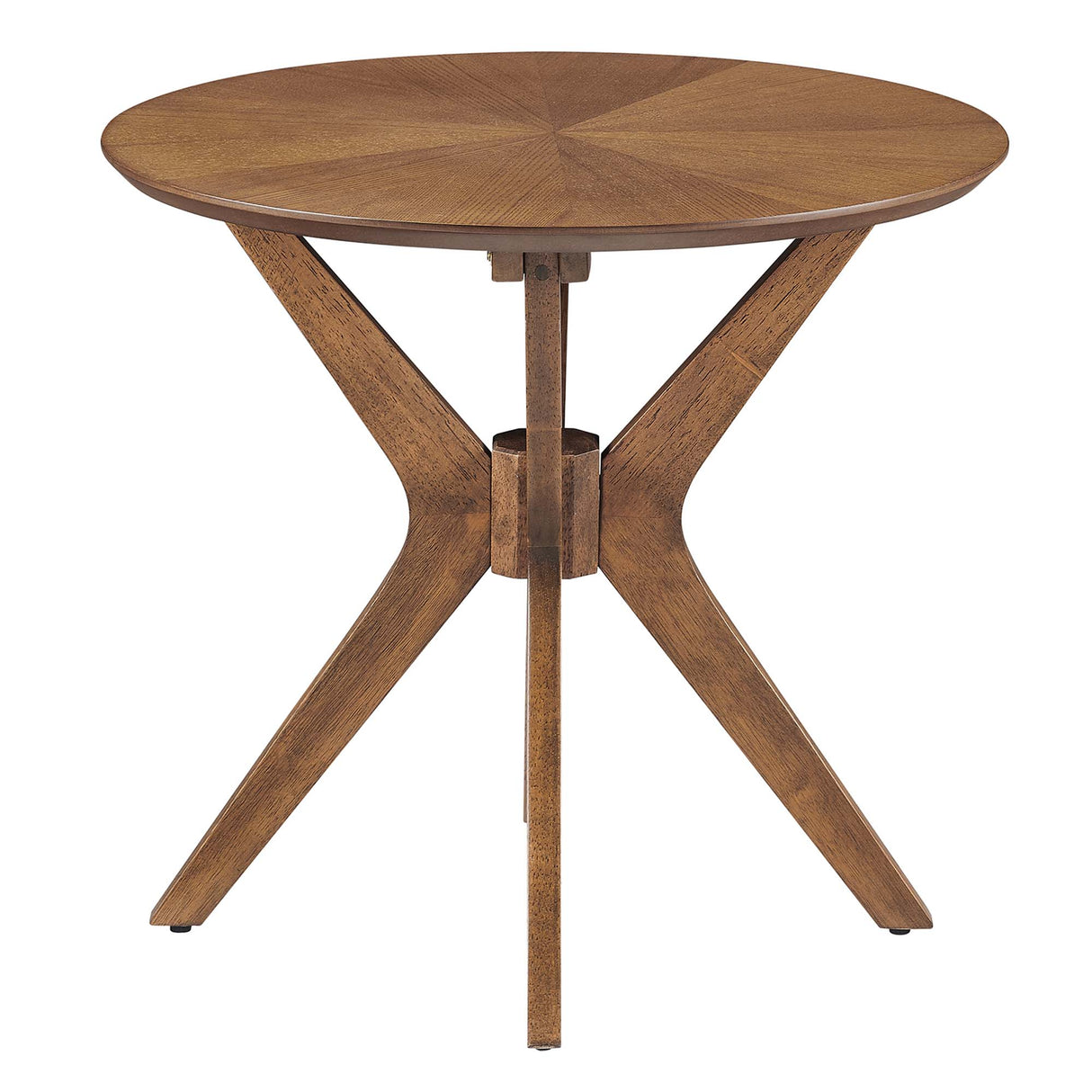 Crossroads 24-Inch Round Wood Side Table by Modway