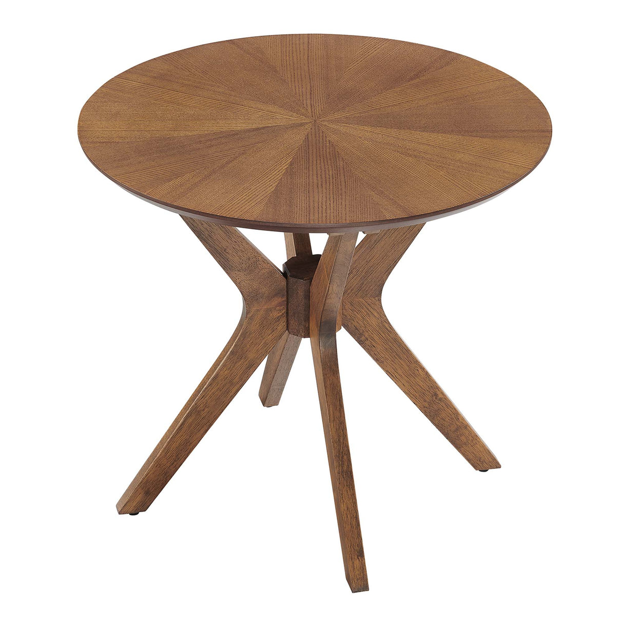Crossroads 24-Inch Round Wood Side Table by Modway