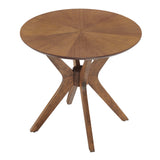 Crossroads 24-Inch Round Wood Side Table by Modway