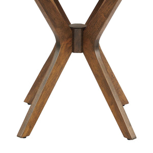 Crossroads 24-Inch Round Wood Side Table by Modway