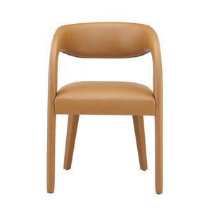 Pinnacle Vegan Leather Dining Chair Set of 2 by Modway