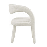 Pinnacle Boucle Upholstered Dining Chair Set of 2