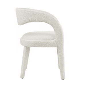 Pinnacle Boucle Upholstered Dining Chair Set of 2