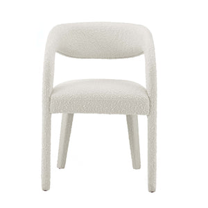 Pinnacle Boucle Upholstered Dining Chair Set of 2