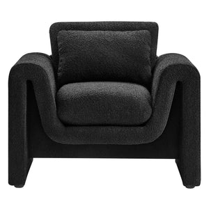 Waverly Boucle Upholstered Armchair by Modway
