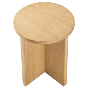 Silas Round Wood Side Table by Modway