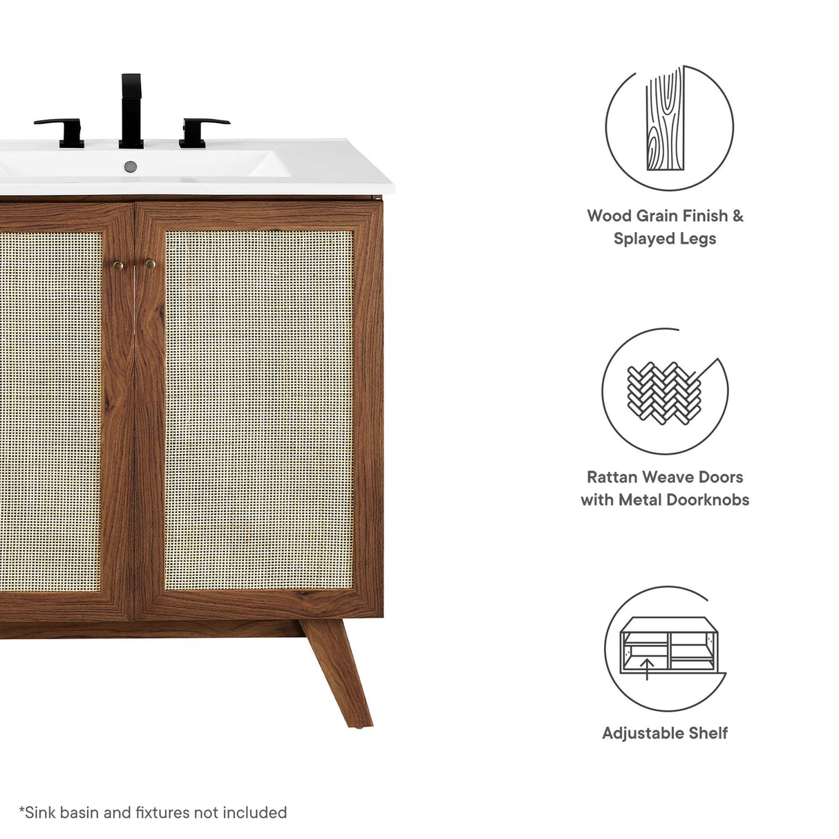 Soma 30" Bathroom Vanity Cabinet by Modway