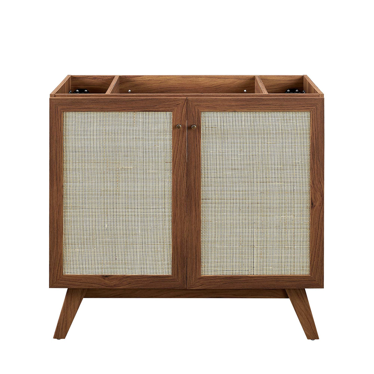 Soma 36" Bathroom Vanity Cabinet with Rattan Doors