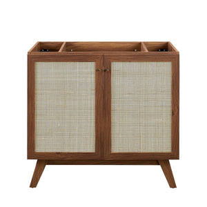 Soma 36" Bathroom Vanity Cabinet with Rattan Doors