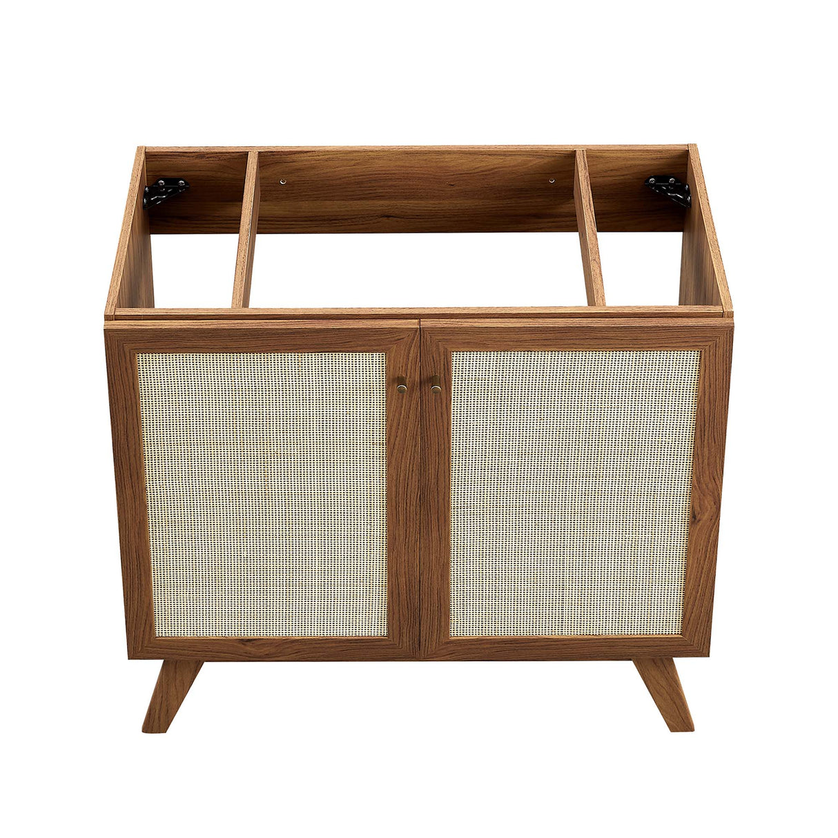 Soma 36" Bathroom Vanity Cabinet with Rattan Doors