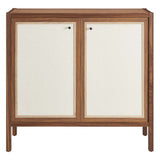 Capri 33" Wood Grain Storage Cabinet by Modway