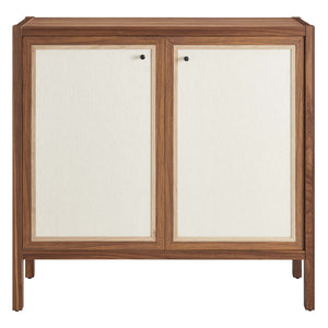 Capri 33" Wood Grain Storage Cabinet by Modway