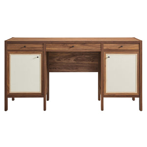 Capri 58" Wood Grain Office Desk by Modway