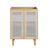 Calla 24" Perforated Metal Bathroom Vanity Cabinet