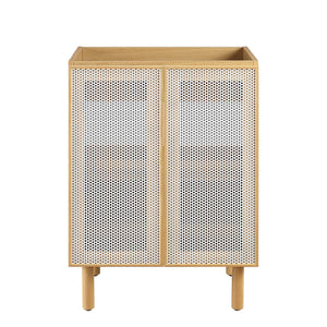 Calla 24" Perforated Metal Bathroom Vanity Cabinet