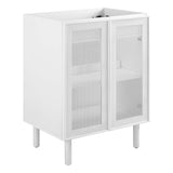 Calla 24" Perforated Metal Bathroom Vanity Cabinet
