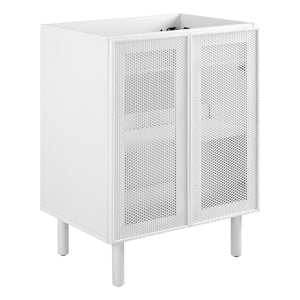 Calla 24" Perforated Metal Bathroom Vanity Cabinet