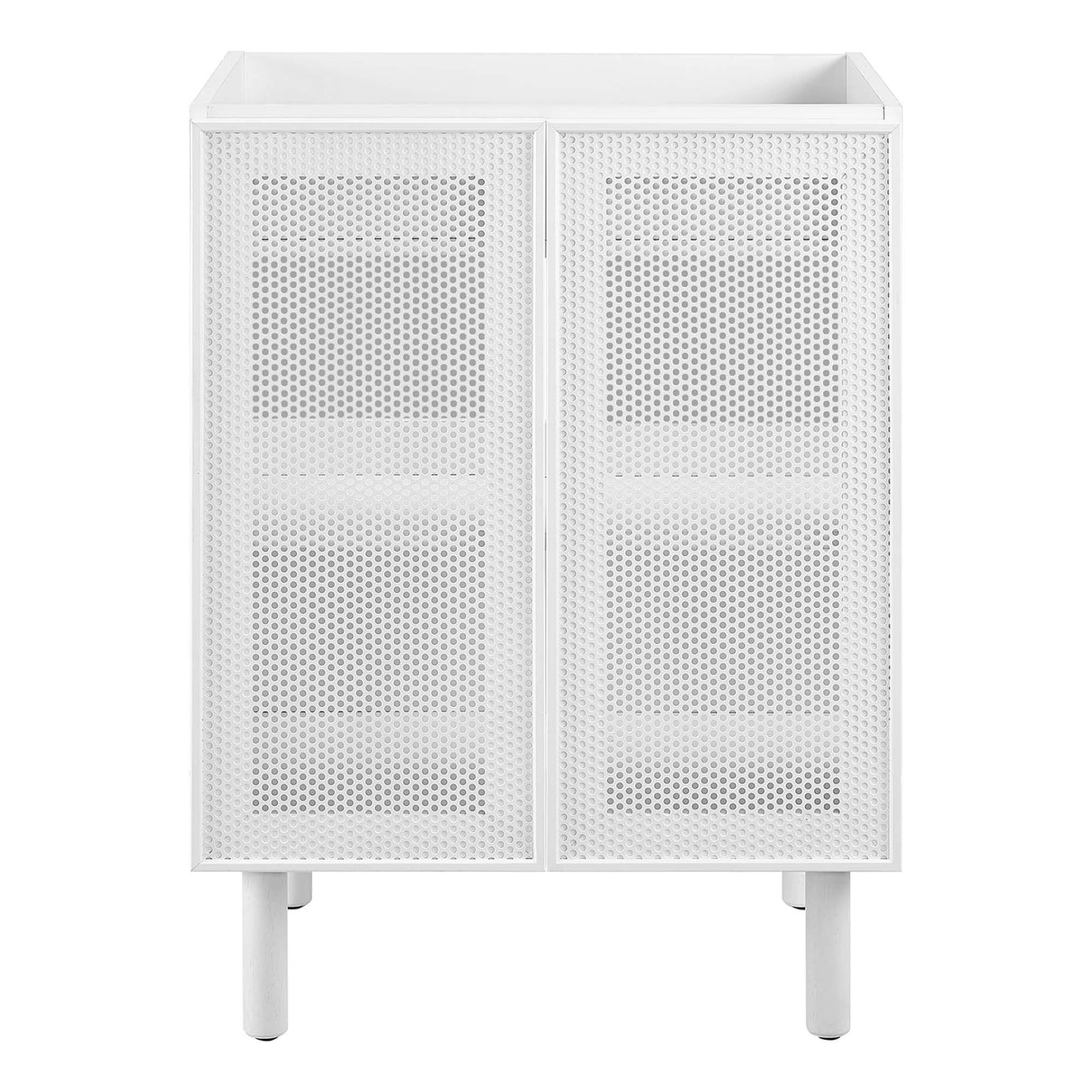 Calla 24" Perforated Metal Bathroom Vanity Cabinet