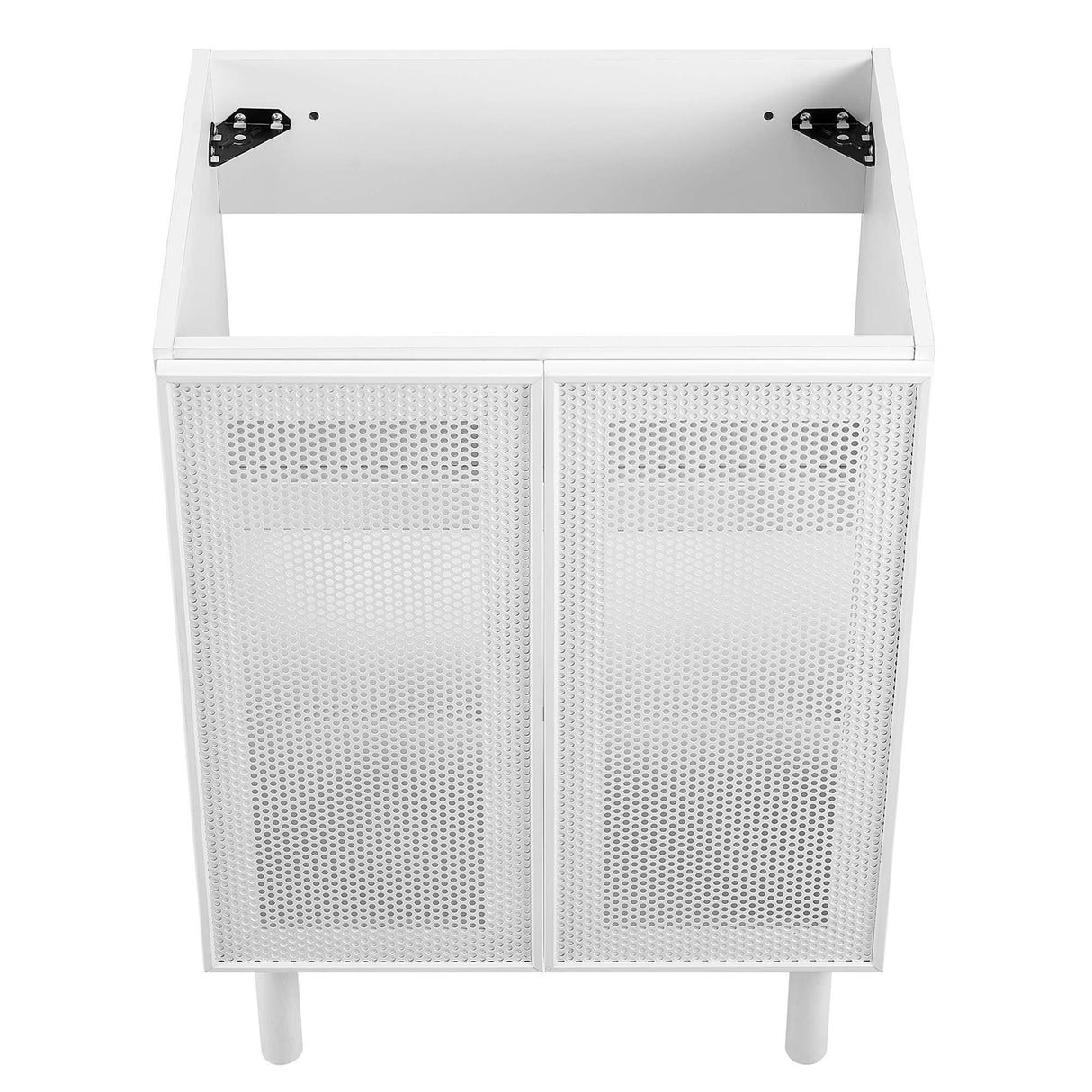 Calla 24" Perforated Metal Bathroom Vanity Cabinet