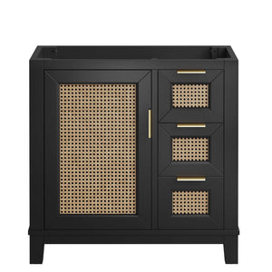Dixie 36" Solid Wood Bathroom Vanity Cabinet