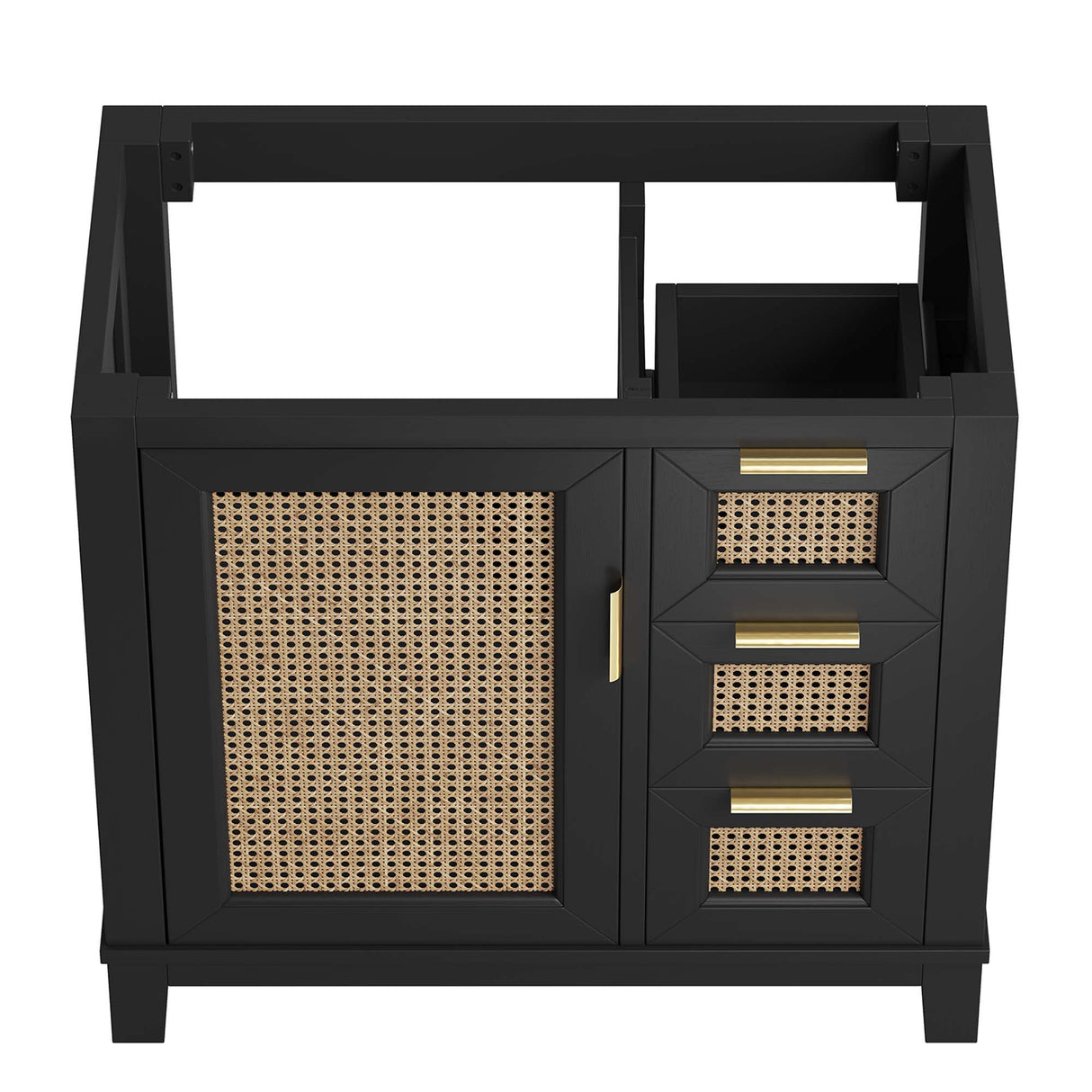 Dixie 36" Solid Wood Bathroom Vanity Cabinet