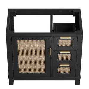 Dixie 36" Solid Wood Bathroom Vanity Cabinet