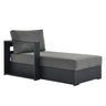 Tahoe Outdoor Patio Powder-Coated Aluminum Left-Facing Chaise Lounge