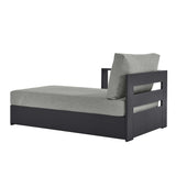 Tahoe Outdoor Patio Powder-Coated Aluminum Left-Facing Chaise Lounge