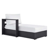 Tahoe Outdoor Patio Powder-Coated Aluminum Left-Facing Chaise Lounge