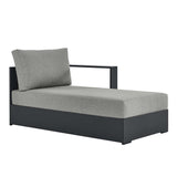 Tahoe Outdoor Patio Powder-Coated Aluminum Right-Facing Chaise Lounge