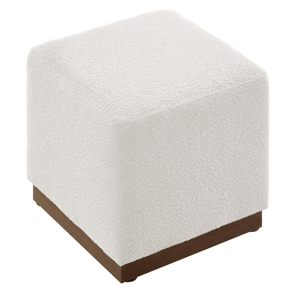 Tilden 17" Square Boucle Upholstered Ottoman by Modway